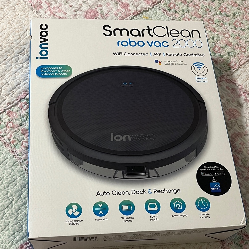 SmartClean robo vac 2000 - Black